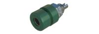 930166104 Hirschmann Test & Measurement, Green 4mm Socket, Tin Plated, 30 V ac, 60 V dc, 32A