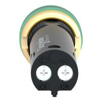 XVLA333 Schneider Electric, Panel Mount Green LED Pilot Light, 12mm Cutout, IP40, IP65, Round, 24V dcSchneider Electric