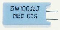 SQMR54K7J TE Connectivity SQM5 Series Radial Metal Film Fixed Resistor 4.7kΩ ±5% 5W ±300ppm/°C
