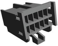 172854-2 TE Connectivity Dual Line Interlock, 3 mm, 4.6 mm Pitch, 12 Way, 2 Row Male Connector Housing