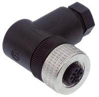 756-9214-040-000 WAGO Industrial Circular Connectors, 4 Contacts, Plug-In, M12 Connector, Plug, Male, IP67, 756 Series