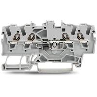 2001-1411-1000-410 WAGO2001-1411/1000-410 TOPJOB S Series DIN Rail Terminal Block, 1.5mm², 1-Level, Push-In Cage Clamp Termination