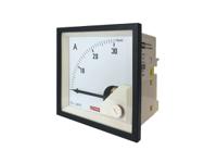 186-2491 RS PRO Analogue Panel Ammeter DC, 72mm x 72mm, 1 % Moving Coil