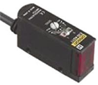 E3S-AD61 Omron Diffuse Photoelectric Sensor 10 → 200 mm Detection Range NPN Block Style IP67