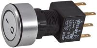 A1PCA1X250K403 DP Maintained Push Button Switch, Panel Mount Blue LED, I / O