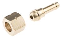 362-6986 RS Pro Brass Hose Connector, 3/8 in BSP Female