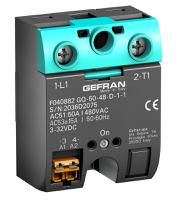 GQ-25-24-D-1-4 Gefran GQ Series Solid State Relay, 25 A Load, Surface Mount, 230 V ac Load