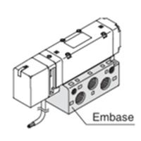 VQ5000-PW-04F-Q SMC VQ5000 series G 1/2 End Plate for use with Valve,