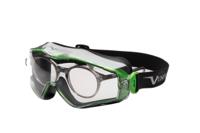 Univet 6X3, Scratch Resistant Anti-Mist Safety Goggles with Clear Lenses