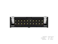 104128-4 TE Connectivity AMP-LATCH 104128, 20 Way, 2 Row, Vertical PCB Header