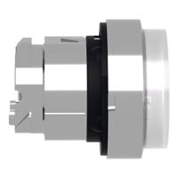 ZB4BH13 Schneider Electric XB4 Series, White Push Button Head, Push Push, 22mm Cutout