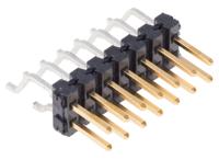 Samtec TSM Series Right Angle Surface Pin Header, 14 Contact(s), 2.54 mm Pitch, 2 Row, Unshrouded