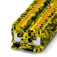 1077088 Phoenix Contact  PT 10 Series Black, Yellow, 16mm², Push In Termination, ATEX, IECEx