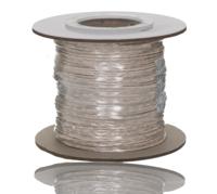 RS PRO White 0.33mm² Hook Up Wire, 22 AWG, 7/0.25 mm, 100m, PVC Insulation