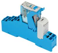 4C-P2-9-012-0050SPA Finder 4C Series 12V dc DIN Rail Interface Relay Module, DPDT-2C/0, Push In