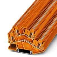 3209605 Phoenix Contact  PTTBS 2.5 OG Series Orange, 0.14 → 4mm², Push In Termination, ATEX, IECEx
