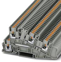 3213961 Phoenix Contact , 4-Pos, Terminal Block Connector, 12-26 AWG, Grey