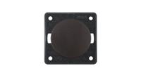 Berker Brown Push Button Light Switch, 1 Gang, INTEGRO