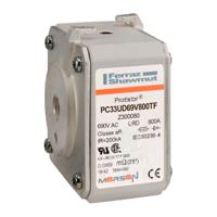 Mersen 800A size 33 FF Square Body Fuse, aR, 700V