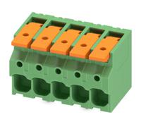 1098170 Phoenix Contact 5-ZB, LPT 6/ 5-7 Series PCB Terminal Block, 5-Contact, 7.5mm Pitch, PCB Mount, 1-Row, PCB Termination
