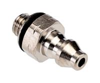 M-3AU-4 SMC M3 Brass Elbow Connector, M3 x 0.5 Male Metric Male