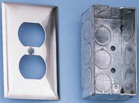 650 Hubbell Junction Box, 102mm x 54mm x 40mm