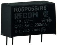 R12P12S-R8 Recom 1W Isolated DC-DC Converter Through Hole, Vin 10.8 → 13.2 V dc, Vout 12V dc, I/O isolation 8kV dc