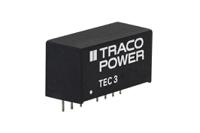 TEC-3-4812 TRACOPOWER TEC 3 3W Isolated DC-DC Converter Through Hole, Vin 36 → 75 V dc, Vout 12V dc, I/O isolation 1600V dc