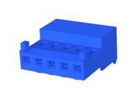 3-643815-5 TE Connectivity MTA-100 Series 2.54mm Pitch Cable Mount IDC Connector, Socket, 5 Way, 1 Row