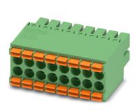 1790166 Phoenix Contact, 3.5mm Pitch, DFMC 1.5/ 8-ST-3.5, 16 Way, Pluggable Terminal Block, Plug, Cable Mount, Spring Cage