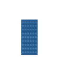 Steel Louvre Panel Storage Unit, 457mm x 19mm x 991mm, Blue