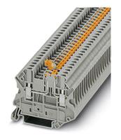 3046376 Phoenix Contact Knife Disconnect Terminal Block, UT Series , 400 V, 20A, Screw Termination, Grey, Single Level