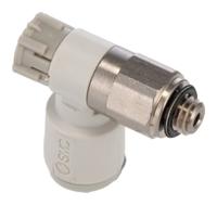 AS1201F-M5-06A SMC AS Series Flow Controller, M5 x 0.8 Male Inlet Port x 6mm Tube Outlet Port