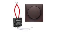 Berker 1 Gang Round Push Button Operator Dimmer Switch 500mA, 230V ac, 125W