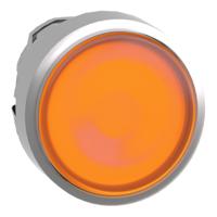 ZB4BA58 Schneider Electric Harmony XB4 Series, Orange Push Button Head, Spring Return, 22mm Cutout