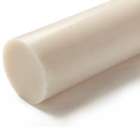 184-7080 RS Pro Natural Nylon Rod, 500mm x 70mm diameter