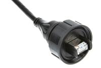 PX0837-2M00 Bulgin STP Modular Cable, Plug to Plug, Cat5e, Free Hanging (In-Line)