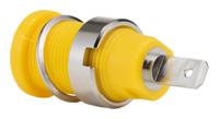 224-7428 RS PRO Yellow Female Banana Socket - Tab Termination, 1kV, 24A