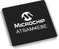 ATSAM4E8EA-AU Microchip , 32bit Microcontroller, 120MHz, 512 kB Flash, 144-Pin LQFP