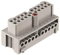 19410202701 HARTING Heavy Duty Power Connector Insert, 16A, Female, Han-Eco Series, 20 Contacts