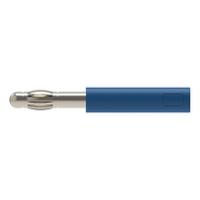 Schutzinger Blue, Male to Female Test Connector Adapter With Metal contacts and Nickel Plated - Socket Size: 4mm