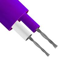 136-5865 RS Pro Flat Twin Extension Cable for use with Type E Thermocouples