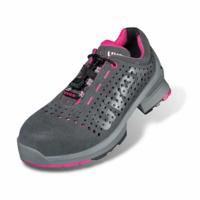 8561841 uvex 1 ladies Women's Grey, Pink Composite Toe Capped Safety Trainers, UK 7, EU 41