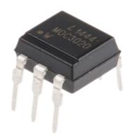 MOC3020 Lite-On  Triac Output Optocoupler, Through Hole, 6-Pin PDIP