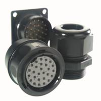 Amphenol Air LB Circular Connector, 9 Contacts, Panel, Plug, Male/Female, IP67, 544 Series