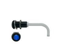 RHD-0700-1500-F9PZB67PR  Bivar, Panel Mount Right Angle LED Light Pipe, Blue Round Lens