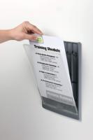 486737 Durable Graphite A4 Smooth and rigid Doorplate, 327mm Height, 233mm WidthDurable