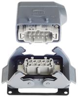 HARTING Connector Set, 10 + PE Way, 16A, HAN 10B, 500 V