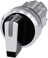3SU1052-2BN60-0AA0 Siemens SIRIUS ACT 3SU10 Series 3 Position Selector Switch Head, 22mm Cutout, White Handle