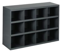 RS PRO Steel Storage Bin, 305mm x 857mm x 606mm, Grey